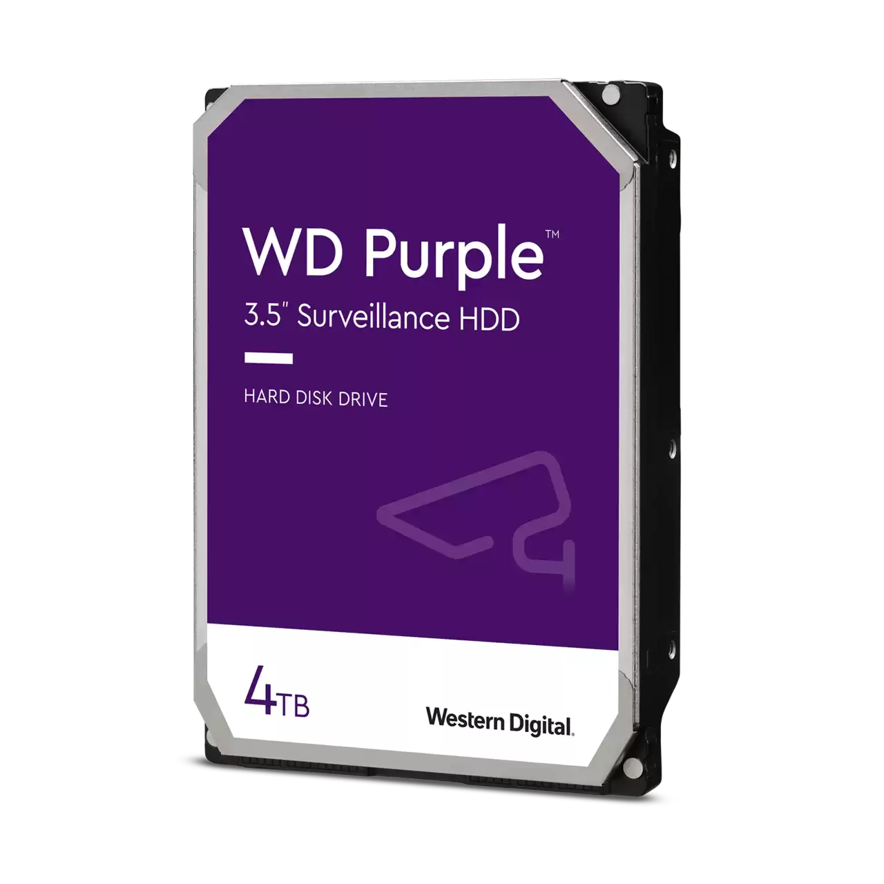 هارد دیسک اینترنال وسترن دیجیتال سری بنفش ظرفیت 4 ترابایت (اصل)  Western Digital Purple Internal Hard Drive 4TB
